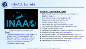 Astronomi e astrofili senza confini: nuove opportunità di collaborazione internazionale